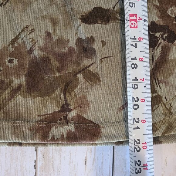 Vintage Y2K Maurices Floral Empire Top Phoebe Buffay Bohemian Made in USA Med - Picture 8 of 8